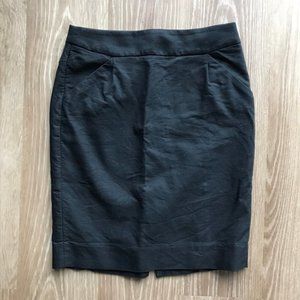 J. Crew Black Pencil Skirt